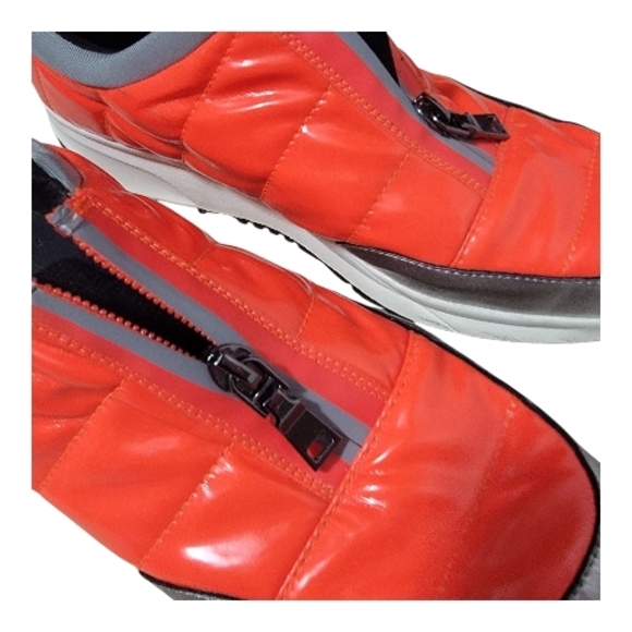 THINK ROYLN/Naturalizer Collab, Orange NEON and Silver Sneakers, SIZE 9 - Picture 6 of 6